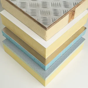 Lightweight FRP Fiberglass Aluminum Honeycomb PU Sandwich Panel Fireproof Insulation For RV Cargo Refrigerated Truck Body