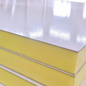 Lightweight Fireproof FRP PU Foam Sandwich Panel for Cold Storage Truck RV Roofing 15 150mm Thickness Custom Color Cutting
