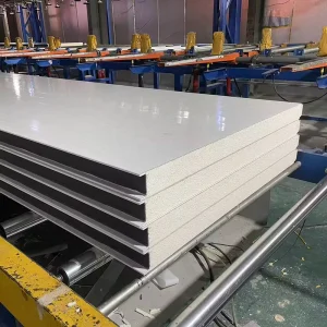 Lightweight Fireproof Sandwich Wall and Roof Panels Custom EPS PU Rock Wool Metal Cladding for Exterior Warehouse Cold Room