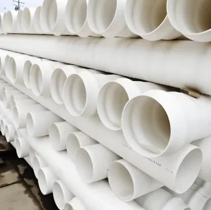 Lightweight Flexible PVC Water Pipe PN10 PN16 Sch40 Sch80 6 Inch 160mm ISO4422 Rain Water Drain Small Flow Resistant
