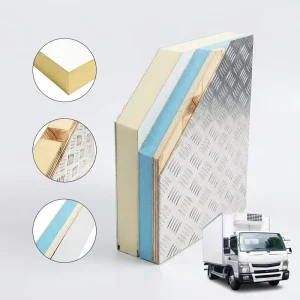 Lightweight High Strength Fiberglass Sheet PU XPS Foam Core Sandwich Panel for Refrigerated Truck Body Van RVs Wall Roof Floor