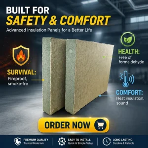 Lightweight High Strength Waterproof Fireproof Cement Foam Board Panel For Interior Wall Thermal Insulation Soundproofing Energy
