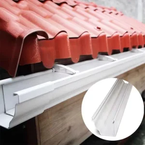 Lightweight K style PVC Rain Water Roof Gutter Pipe Fitting Plastic Rain Water Gutters Material
