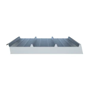 Lightweight PU Roof Panel with Color Steel Surface Industrial Prefab House Use Water Fire Resistant for Warehouse Construction
