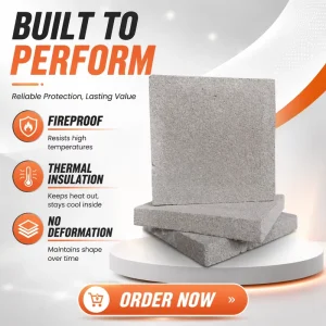 Lightweight Porous Inorganic Fireproof Thermal Insulation Board Cement Fiber Exterior Wall Panel