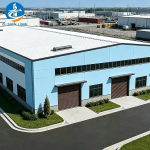 Lightweight Prefabricated Metal Steel Structure Workshop Factory Building Roof Trusses Warehouse Welding Cutting Bending