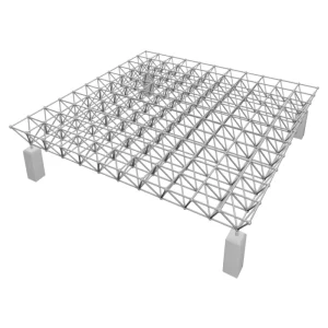 Lightweight Steel Spatial Truss Roofing Structure for Exhibition Domes Outdoor Event Spaces Commercial Halls Bridges Cutting