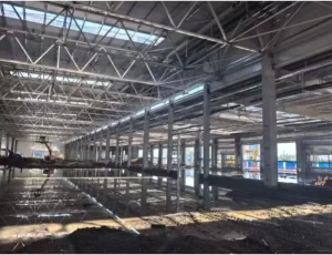 Lightweight space frame structure, high-quality truss, supermarket building steel structure, customized welding and cutting