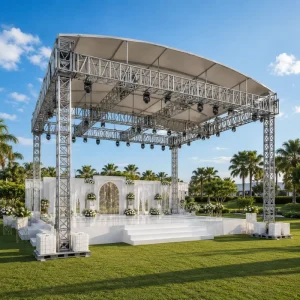 Load-bearing Capacity 30T New Trend Version Heavy Duty Electric Cylinder Truss System for Event&concert&wedding