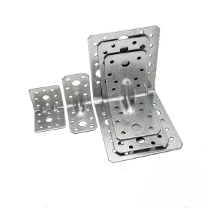 Low Carbon Steel Right Angle L-Shaped Brackets, Support Plates, Furniture Corner Braces