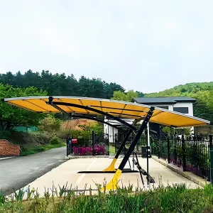 Low Cost Modern Outdoor Portable Carport Galvanized Steel Frame Regular Style Metal Roof Carport Waterproof Carport