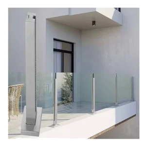 Low Maintenance Stainless Steel 316 Railing Black Cable Rail Post 2″ X 2″