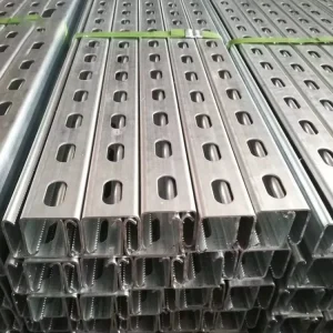 Low Price Cold Formed Perforated Galvanized c Channel Steel Purlin for Roof