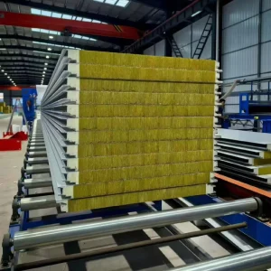 Low Thermal Conductivity A-class Fireproof PU Edge Sealed Moisture Proof Wall Panels Boards Sandwich Panel Wall