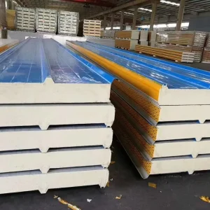 Low Thermal Conductivity PIR Sandwich Panel Cold Storage Insulated Wall Roof Panel for Frozen Warehouse Refrigeration Room