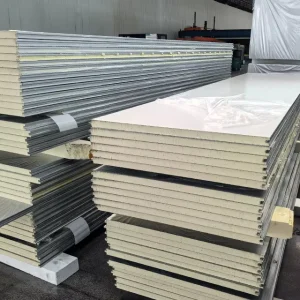 Low Thermal Conductivity PIR Sandwich Panel Cold Storage Insulated Wall Roof Panel for Frozen Warehouse Refrigeration Room