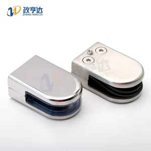 Luxury Bedroom Hardware Glass Partition Door Balustrades Fittings Frameless Glass Clamp Bracket Glass Shelf Clip Brackets Holder