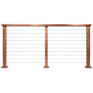 Luxury Effect Budget Friendly Stainless Steel Cable Railing System Home Railing factory oem