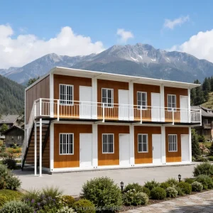 Luxury Modular Container House Flat Pack Prefabricated Homes Modern Prefabricated House for Hotel Student Accommodation