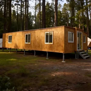Luxury Prefabricated 40ft Expandable Container Home 74sqm Villa for Equestrian Ranch Guest Estate
