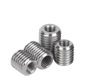 M10*M14*14mm Stainless Steel Self Tapping Insert Thread Bushing Inner Outer Tooth Nut for Healthcare Mining
