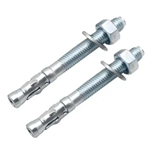 M12*100 Carbon Steel Zinc Plated Expansion Wedge Anchor Bolts Fastener Anchor