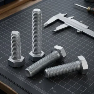 M12*80mm M12*90mm Hot Dip Galvanized Hex Bolt DIN933 DIN931 Grade 8.8 Carbon Steel Hexagon Bolt for Construction Fasteners