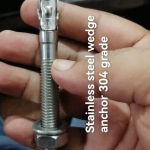 M17 Anchor Bolt and Nuts 304 Stainless Steel Wedge Anchor Bolt Supplier