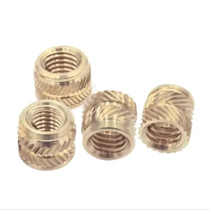 M2-M10 Ultrasonic Brass Copper Inserts Heat Stake Threaded Rivet Nuts Zinc Plated Knurled Nuts for Plastic M2.5 M3 M4 M5 M6 M8
