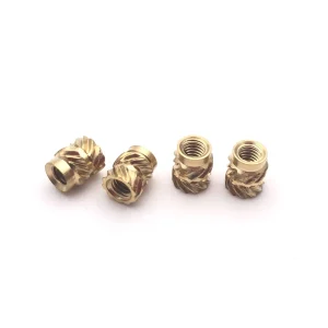 M2 M3 M4 M5 M6 M8 M10 Brass Heat Set Insert Nut Hot Melt Knurled Threaded Heat Insert for 3D Printer