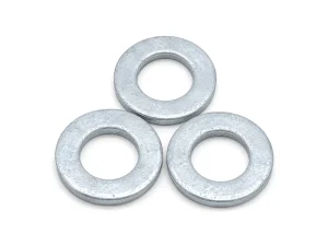 M20 Hot Dip Galvanized Carbon Steel Flat Washer Heavy Duty Rust Resistant Fastener Hardware for Industrial Applications