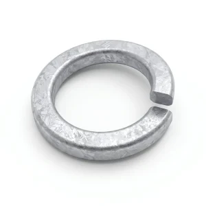 M24 Hot Dip Galvanized Spring Lock Washer DIN127 Heavy Duty Carbon Steel HDG Split Spring Washers