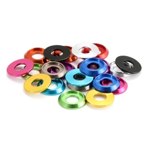 M2M2.5M3M4M5M6M8 Aluminum Alloy Colourful Anodized Half Round Head Cone Washer