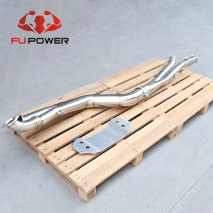 M3 G80 M4 G82 3.0T Exhaust Mid Pipe Midpipe with Extended Brace S58 Stainless Steel 4.5″