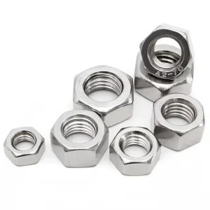 M3 M4 M5 M6 M8 M10 M12 M14 M16 M18 M20 DIN934 304 316 Stainless Steel A2 A4 Metric Hex Nuts