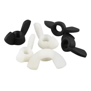 M3 M4 M5 M6 M8 M10 M12 Through Hole Female Threaded Handle Clamp Grip Plastic Nylon Butterfly Wing Nuts