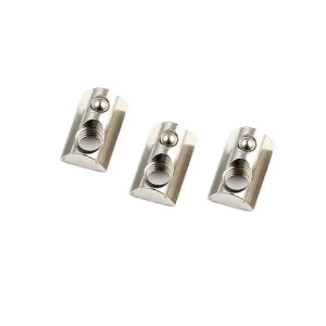 M3 M4 M5 M6 M8 Roll-In Spring T-Nut with Ball for Aluminum Extrusion Profile 20 30 40 45 Series
