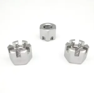 M3 Rust-Proof Galvanized 304 316 Stainless Steel Marine & Chemical-Specific Hex Slotted Nut
