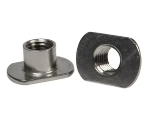 M4 M5 M6 T Nut Stainless Steel SS304 316 Four Claw Threaded Insert Weld T Nut Galvanized Finish