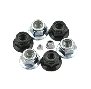 M4, M6, M7, M8, M10 DIN6923 Hexagon Flange Nut Carbon Steel SS304/SS316 Galvanized Zinc Plated Polished
