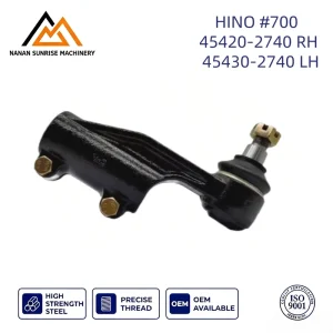 M44x2 Forged Steel Drag Link End 45420 2740 45430 2740 Double Bolt Split Clamp Ball Joint