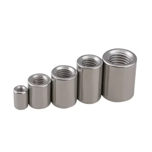 M5 to M20 Stainless Steel Coupling Nut Threaded Rod Connector Fastener Hardware for Construction Machinery