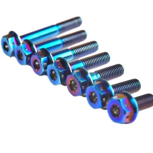 M5x10/12mm Long Titanium Bike Disc Brake Rotor Bolts Torx T25 Head Screw Grade GR5