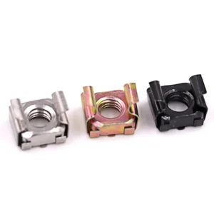 M6 M8 M10 Carbon Steel Mild Steel ASTM A325 GR a B C Galvanized White Yellow Blue Zinc Plated Cage Nut Square Nut Fasteners