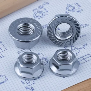M6 M8 M10 M12 Hex Flange Nut Grade 4 6 8 10 12 Carbon Steel Flat Head Galvanized Zinc Plated ISO9001 Certified Heavy Duty