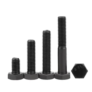 M6 M8 M10 M12 M14 M16 M20 M22 M24 M27 M30 Grade 12.9 DIN933/DIN931 Carbon Steel Black Oxide Partial Threads High Tensile Hex