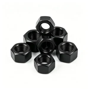 M8 Carbon Steel Black Oxide Grade 10.9 Right Hand Thread DIN934 Factory Supply Hex Nut