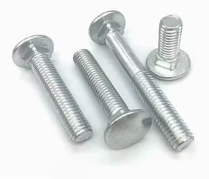 M8 Round Head Stainless Steel Carriage Bolt DIN 603 Zinc Finish 55mm Length CLASS 4 Grade