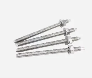 M8M10M12M16 Stainless Steel Fasteners HAS U Concrete Anchors Chemical Anchor Bolt Stud Bolt for Construction