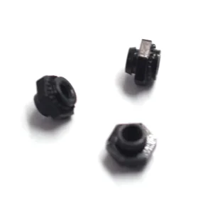 Made To Drawing Carbon Steel Blackened Hex Internal Thread Step Shoulder Locking Structure Custom Nut
